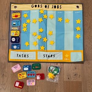 Kids Chore Chart with Stars